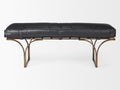 Jessie Black Accent Bench | Calgary Furniture Store