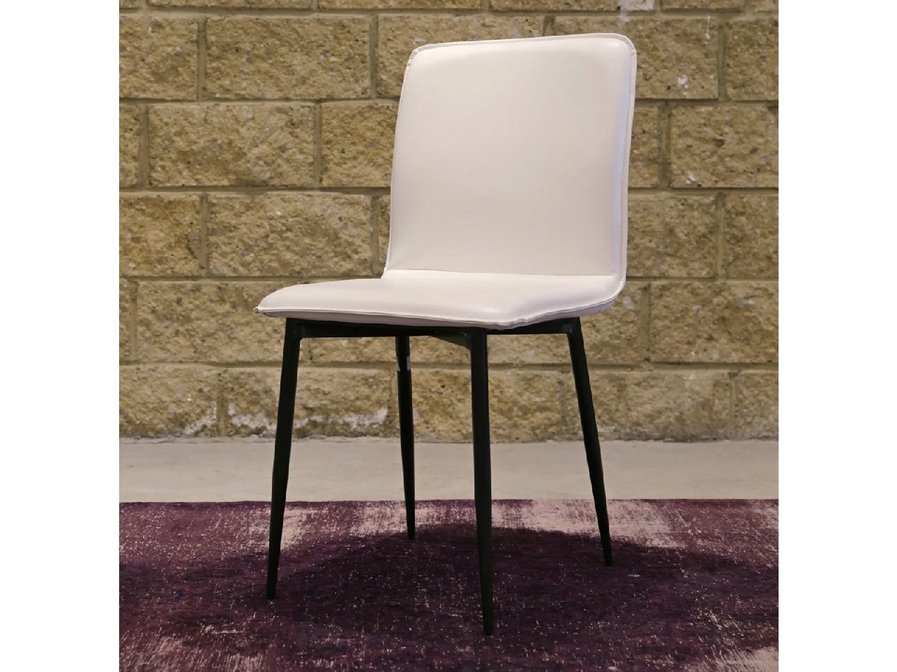 Lukas Side Dining Chair - Fox White | Calgary Furniture Store