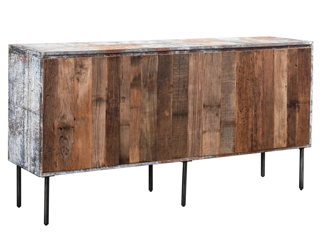 Reclaimed Four Door Sideboard | Calgary Furniture Store