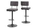 Strumford Swivel Barstool - Gray | Calgary Furniture Store