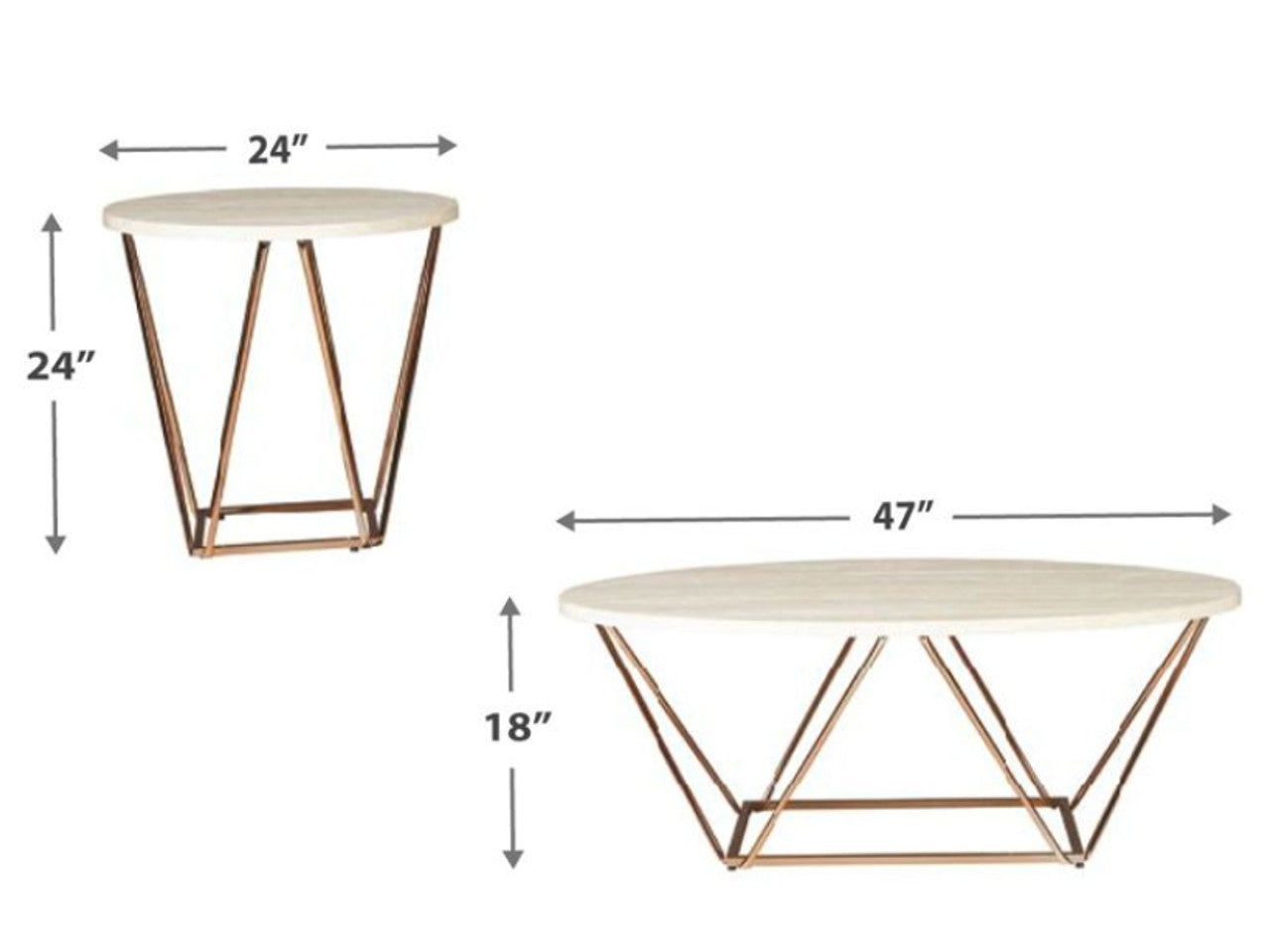Tarica Table (Set of 3) | Calgary Furniture Store