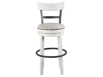 Valebeck White Bar Stool | Calgary Furniture Store