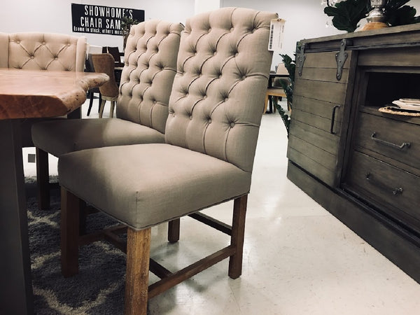 Chesterfield dining 2024 room chairs