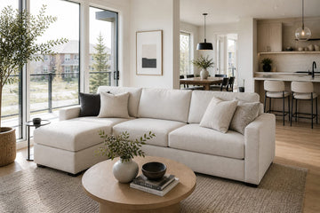 Canadian-made custom couch in Calgary for Airbnb and Rental Units
