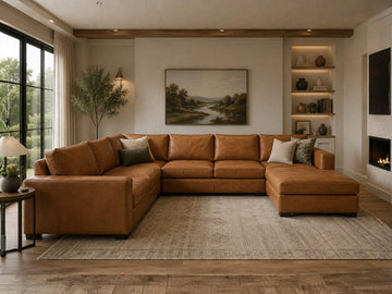 Leather vs Fabric Sectionals for Calgary Living Rooms
