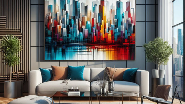 Abstract Art in Home Decor in Calgary