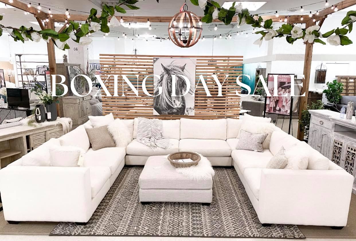 Boxing Day Sale at Showhome Furniture Calgary