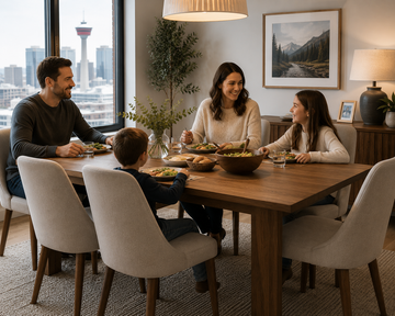 Find the Right Dining Table for Your Family | Showhome Furniture Calgary