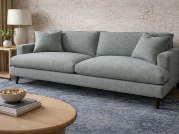 custom Canadian-made Fabric Sofa for Calgary’s Cozy Interiors