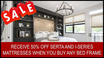 50% OFF SERTA AND I-SERIES MATTRESSES