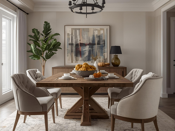 Dining Table in Calgary With Extendable Options
