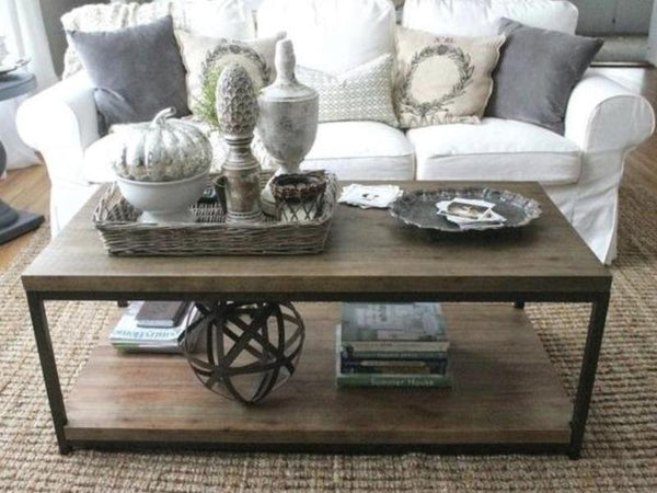 Staging a Coffee Table for Winter