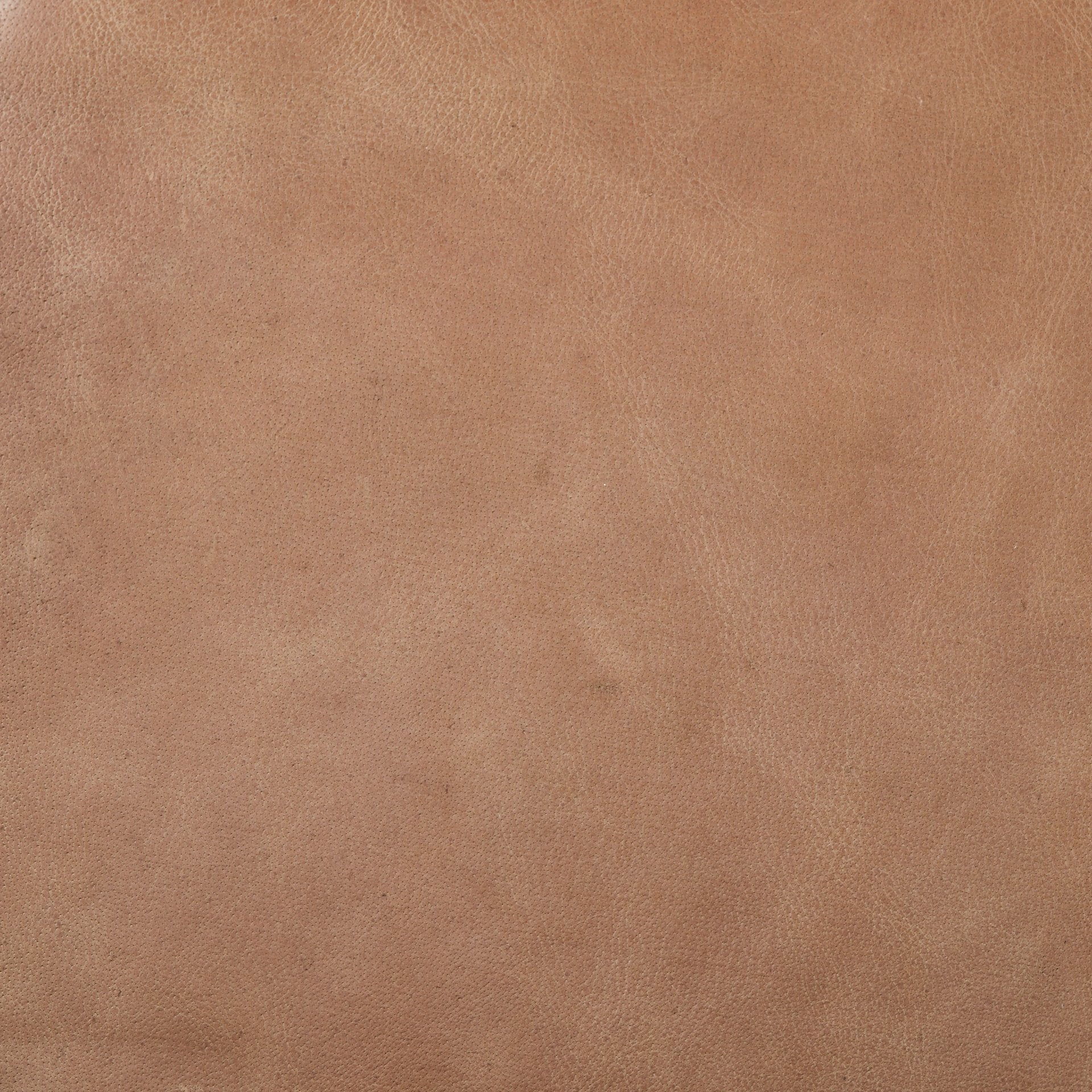 Tyson 31-inch Brown Top-Grain Leather Bar Stool, Metal Frame