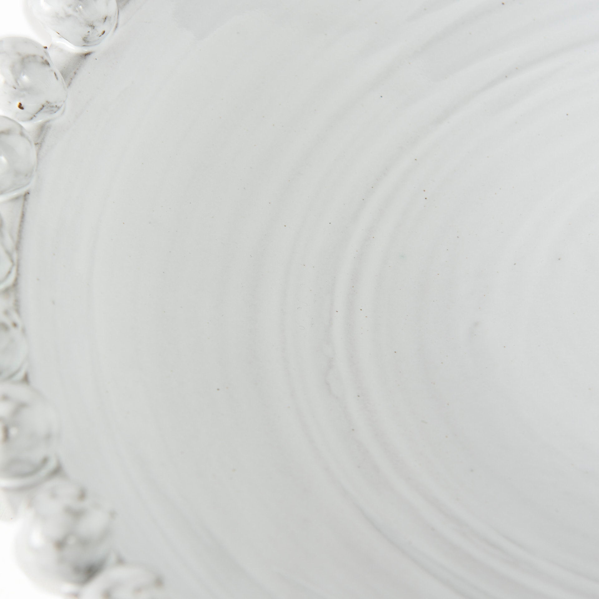 Basin 16" Round Off-White Glazed Decorative Bowl - Calgary Furniture Store
