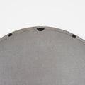 Gambit 46-inch Round Gray Wash Mango Wood Frame Mirror
