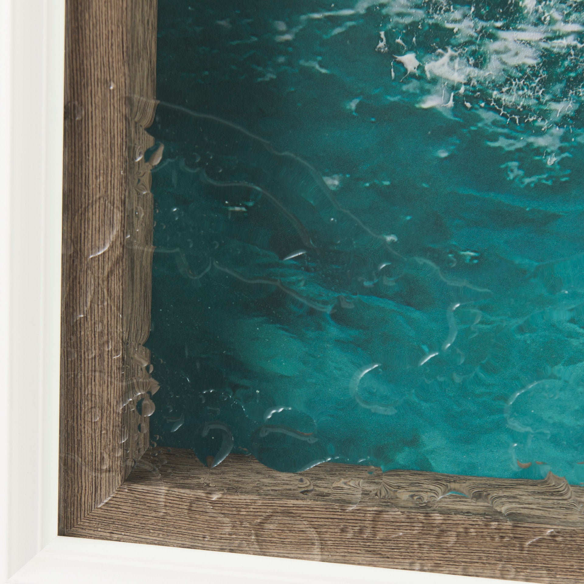 Hobie Sailing Hand-Embellished Textured Framed Photo Art Print