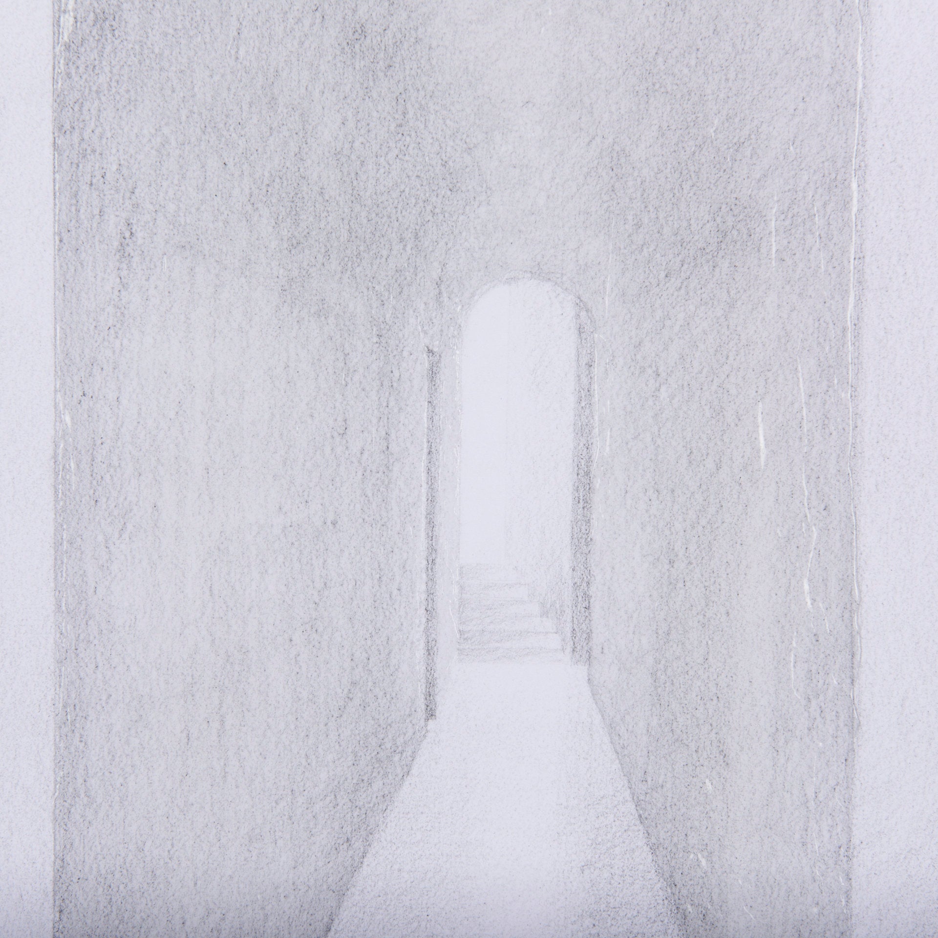 Corridor II Hand Embellished Textured Framed Art Print Matted under Glass - Calgary Furniture Store