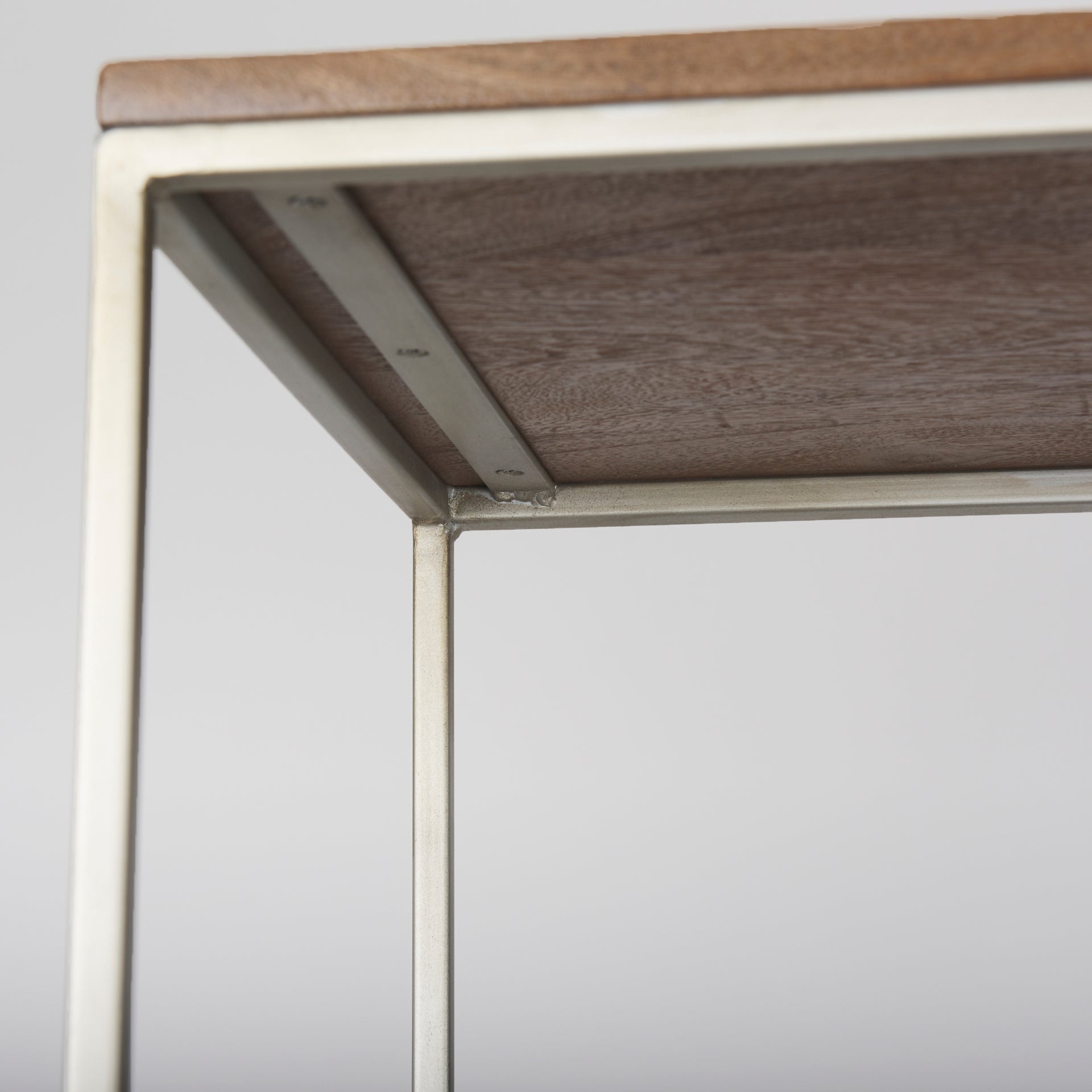 Morris III 6-Tier Mango Wood Shelving Unit with Metal Frame