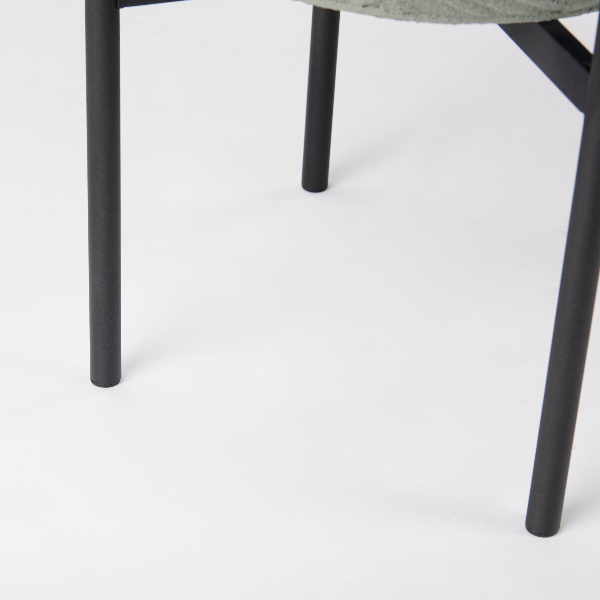 Mabel Set of Two Metal Plant Stands with Green Tops