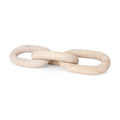 Tayla Large Blonde Wood Chain Link Decorative Accent Sculpture