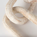 Alix Beige Wooden Link Chain Decorative Object - Calgary Furniture Store