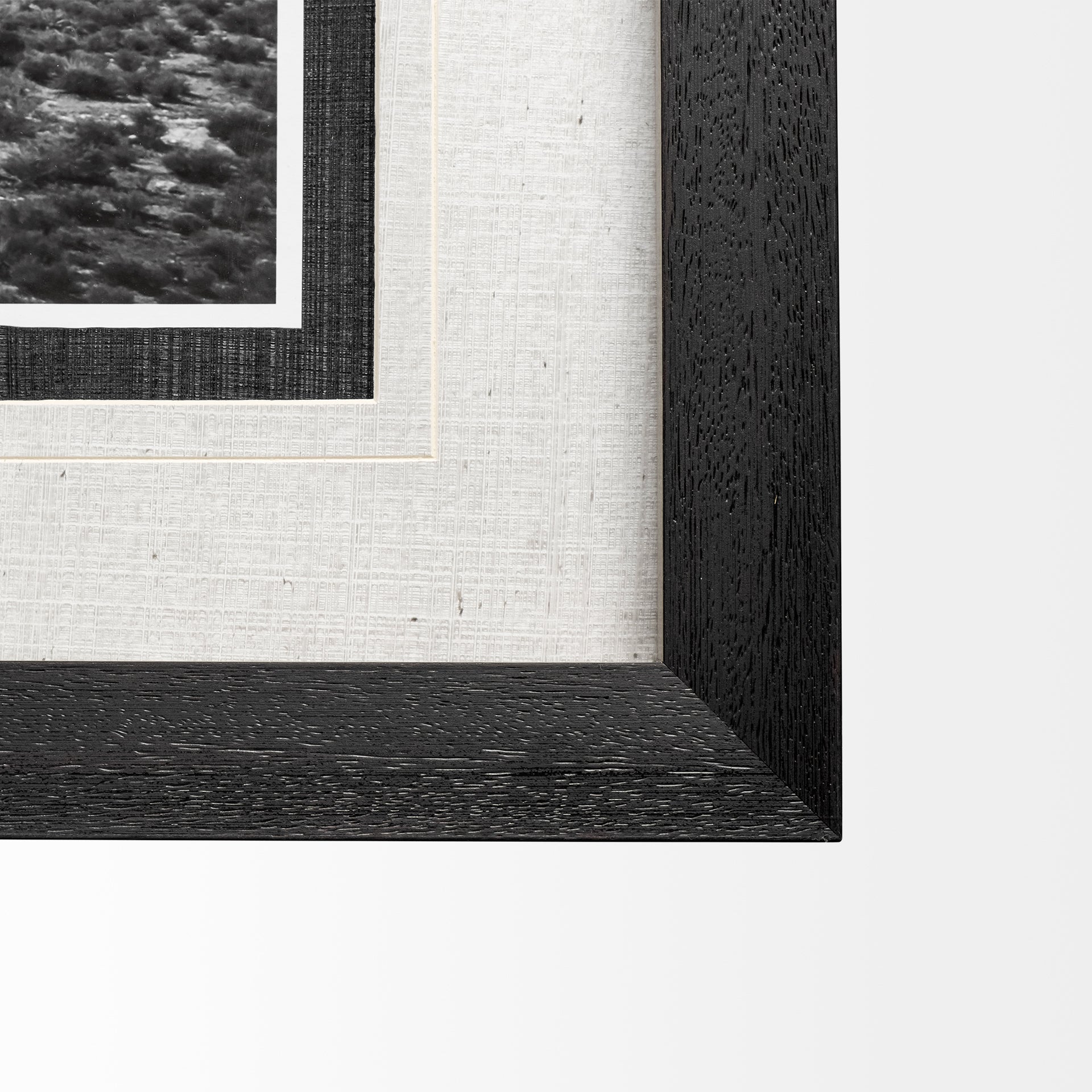 Grand Canyon Packtrain Hand-Embellished Framed Black-and-White Photo Print