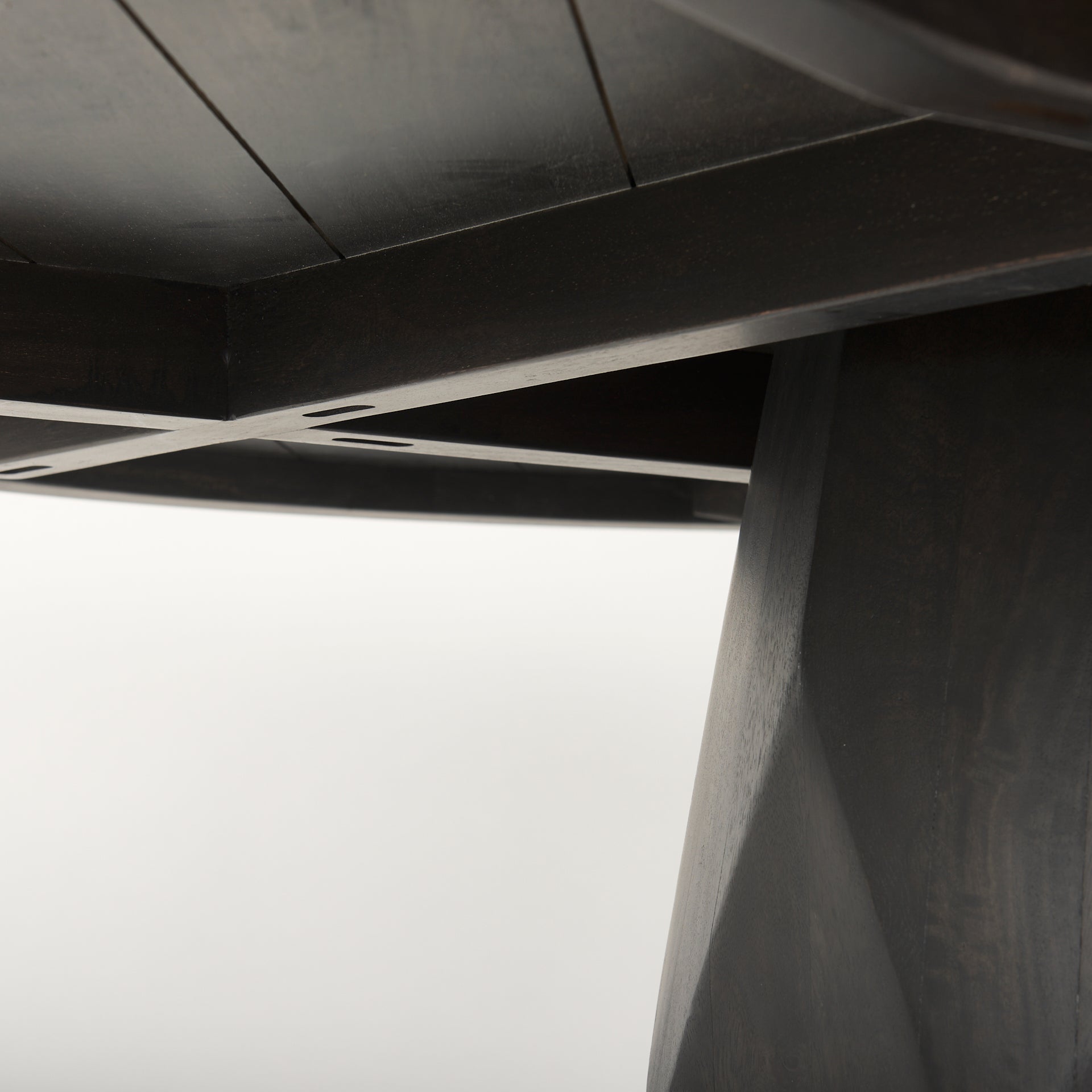 Fitzgerald 152cm Round Mango Wood Dining Table with Pedestal