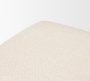 Shae Brown Wood w/ Oatmeal Fabric Bench - Calgary Furniture Store