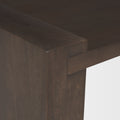 Wesson Dark Brown Wooden Rectangular Coffee Table - Calgary Furniture Store