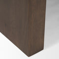 Wesson Dark Brown Wooden Rectangular Coffee Table - Calgary Furniture Store