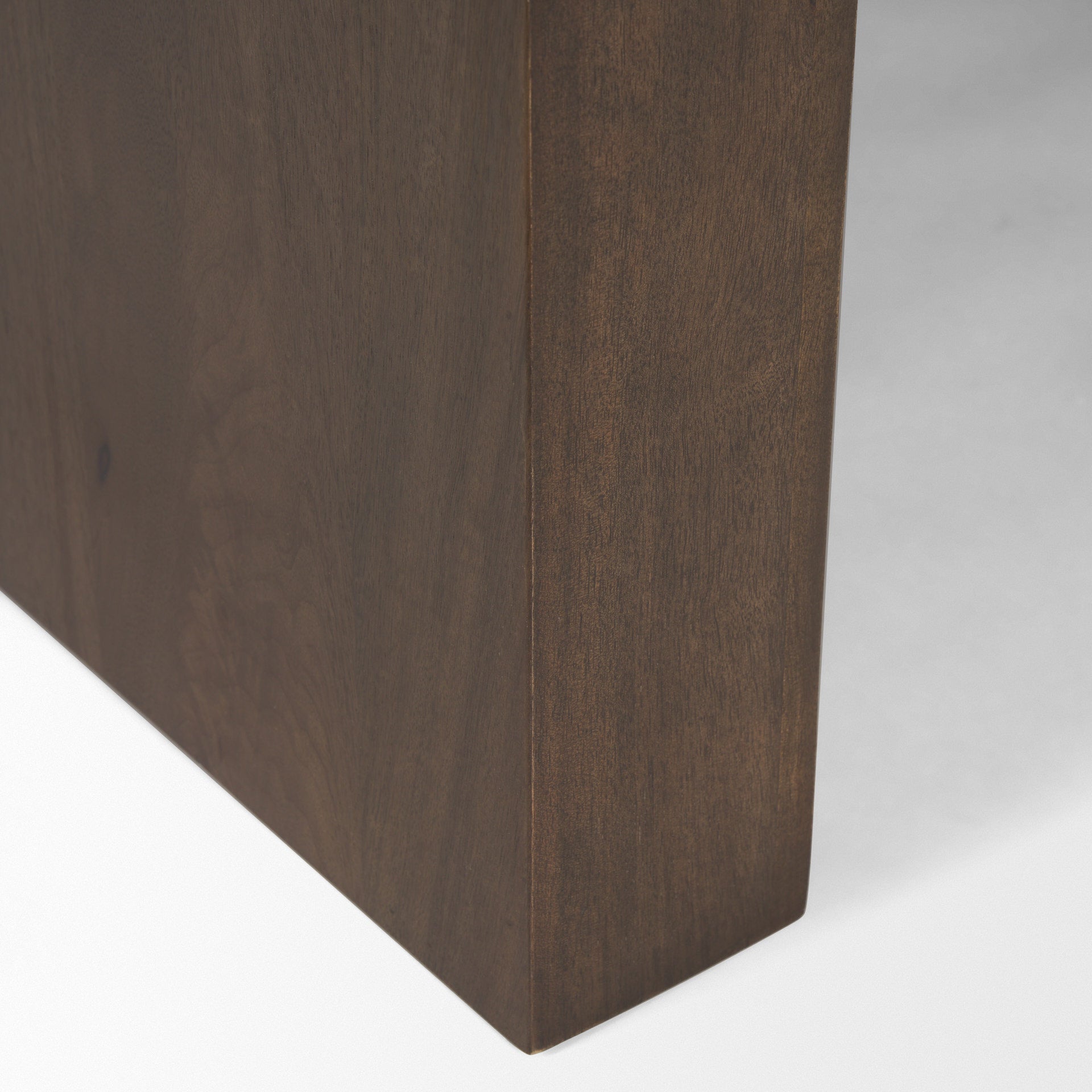 Wesson Dark Brown Wooden Rectangular Coffee Table - Calgary Furniture Store