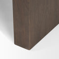 Wesson Solid Mango Wood Dark Brown Minimalist Accent Table