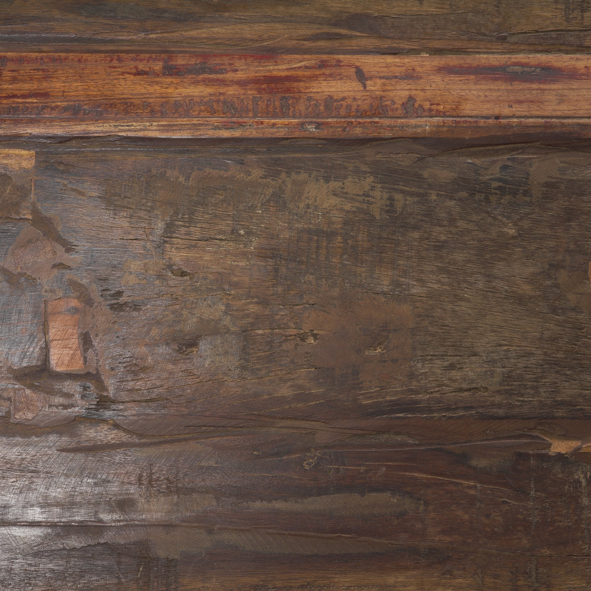 Estelle Rustic Brown Reclaimed Wood Bench - Calgary Furniture Store