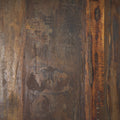 Estelle Rustic Brown Reclaimed Wood Bench - Calgary Furniture Store