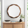 Aramis Octagon Frame Wall Mirror - Calgary Furniture Store