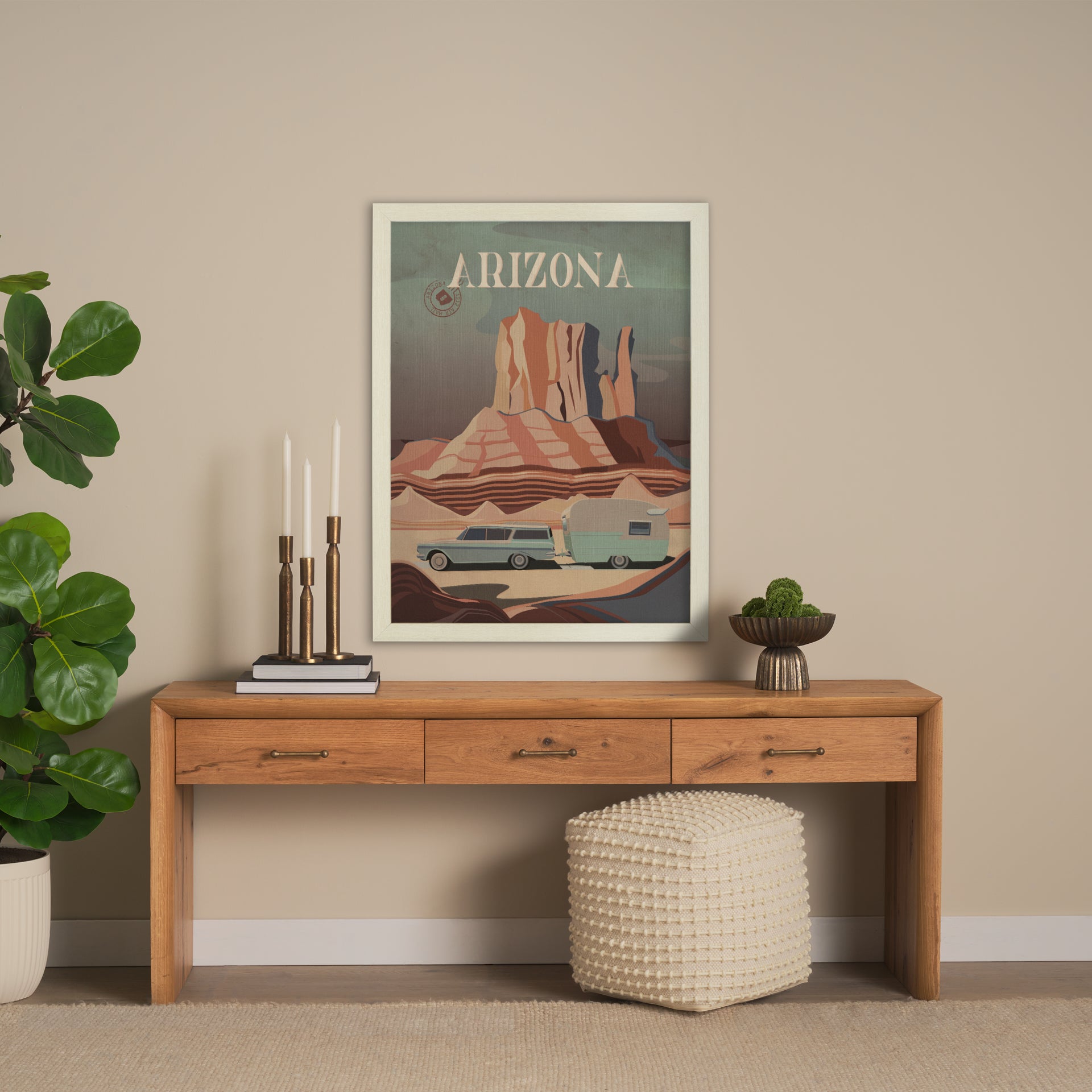 Arizona Go USA (L) Framed Art Print - Calgary Furniture Store
