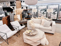 Leonidas Cream Accent Chair | Calgary Furniture Store