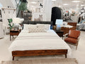 Grenoble Ivory and Taupe Double Queen Duvet Cover | Calgary Furniture Store