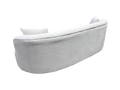 Sedona Curved Modern Sofa – Plush Upholstered White Bouclé Design