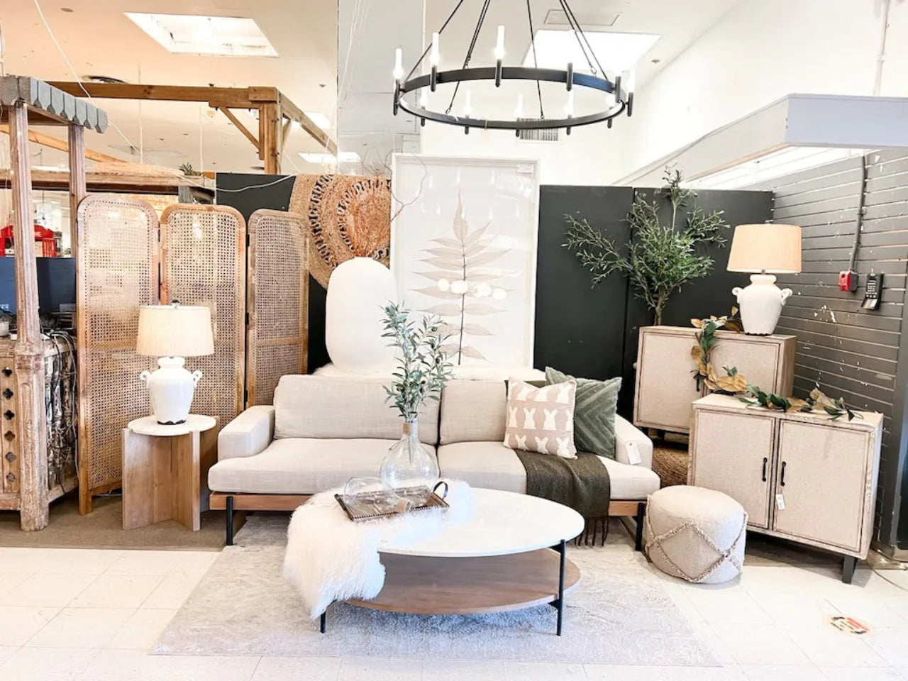 Decamp Black Chandelier | Calgary Furniture Store