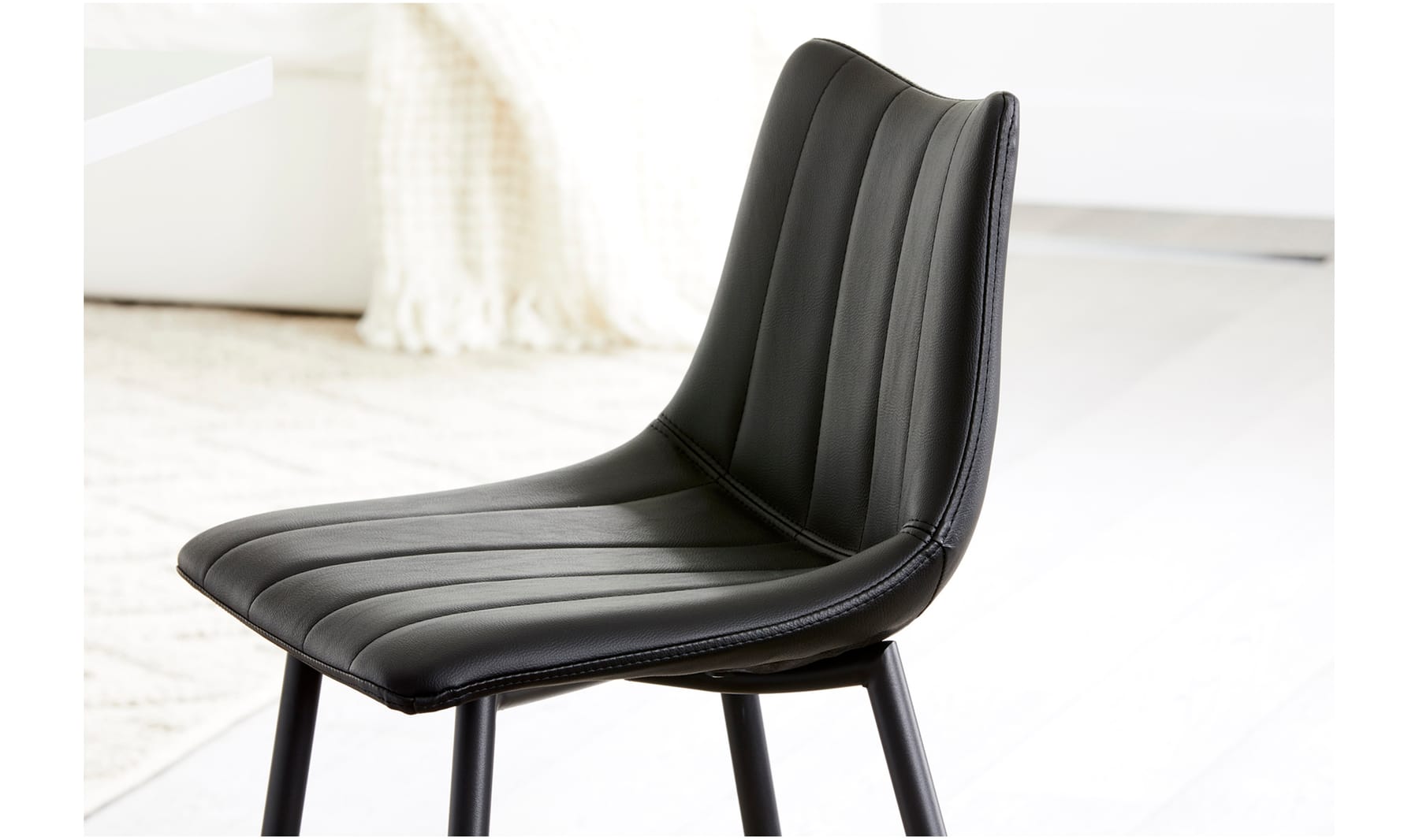 Alibi Counter Stool - Matte Black - Calgary Furniture Store