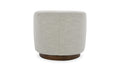 Oscy Swivel Chair - Splashed White - Calgary Furniture Store