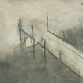 Down By The Dock by Mercana Studio a Hand Embellished Framed Art Print Matted under Glass - Calgary Furniture Store