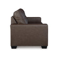 Barlin Mills 3-Seater Faux Leather Sofa with Contemporary Tufting