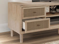Cielden XL TV Stand w/Fireplace Option - Calgary Furniture Store