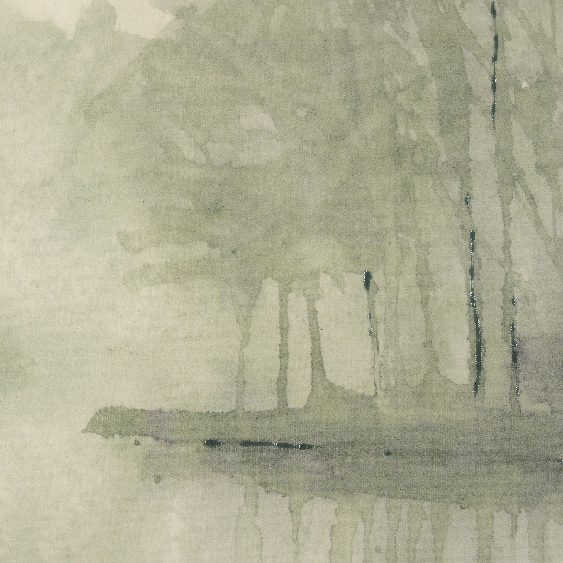 Over At The Lake by Mercana Studio a Hand Embellished Framed Art Print Matted under Glass - Calgary Furniture Store