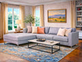 2089 Fargo Custom Sectional Grey