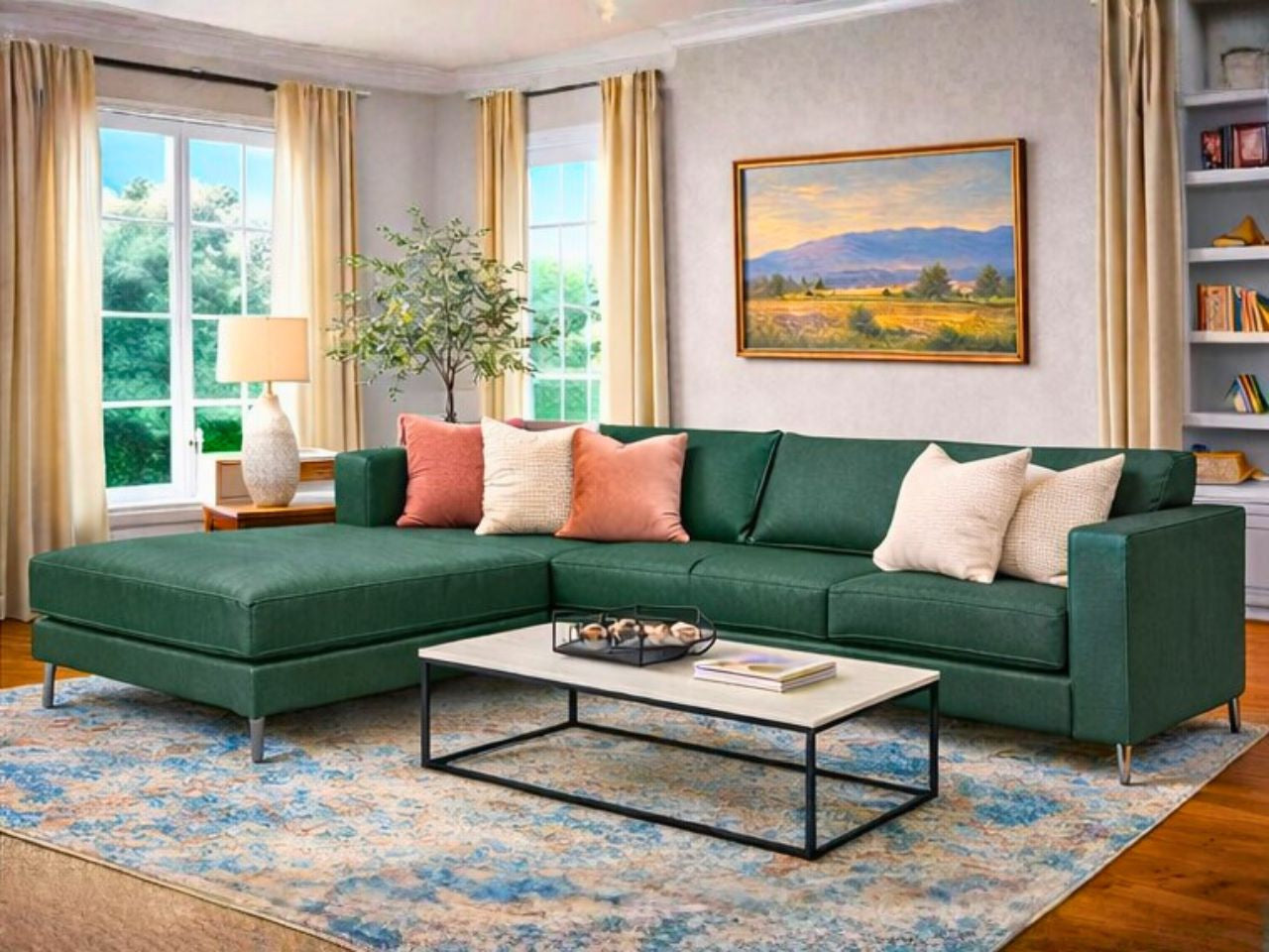 2089 Fargo Custom Sectional Olive