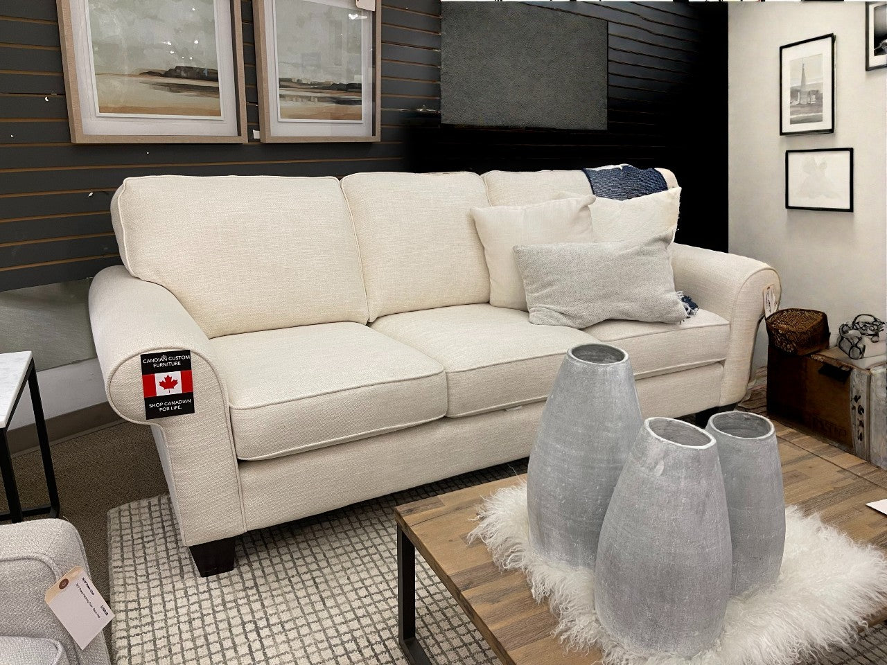🇨🇦 2323 Custom Fabric Sofa | Calgary Furniture Store