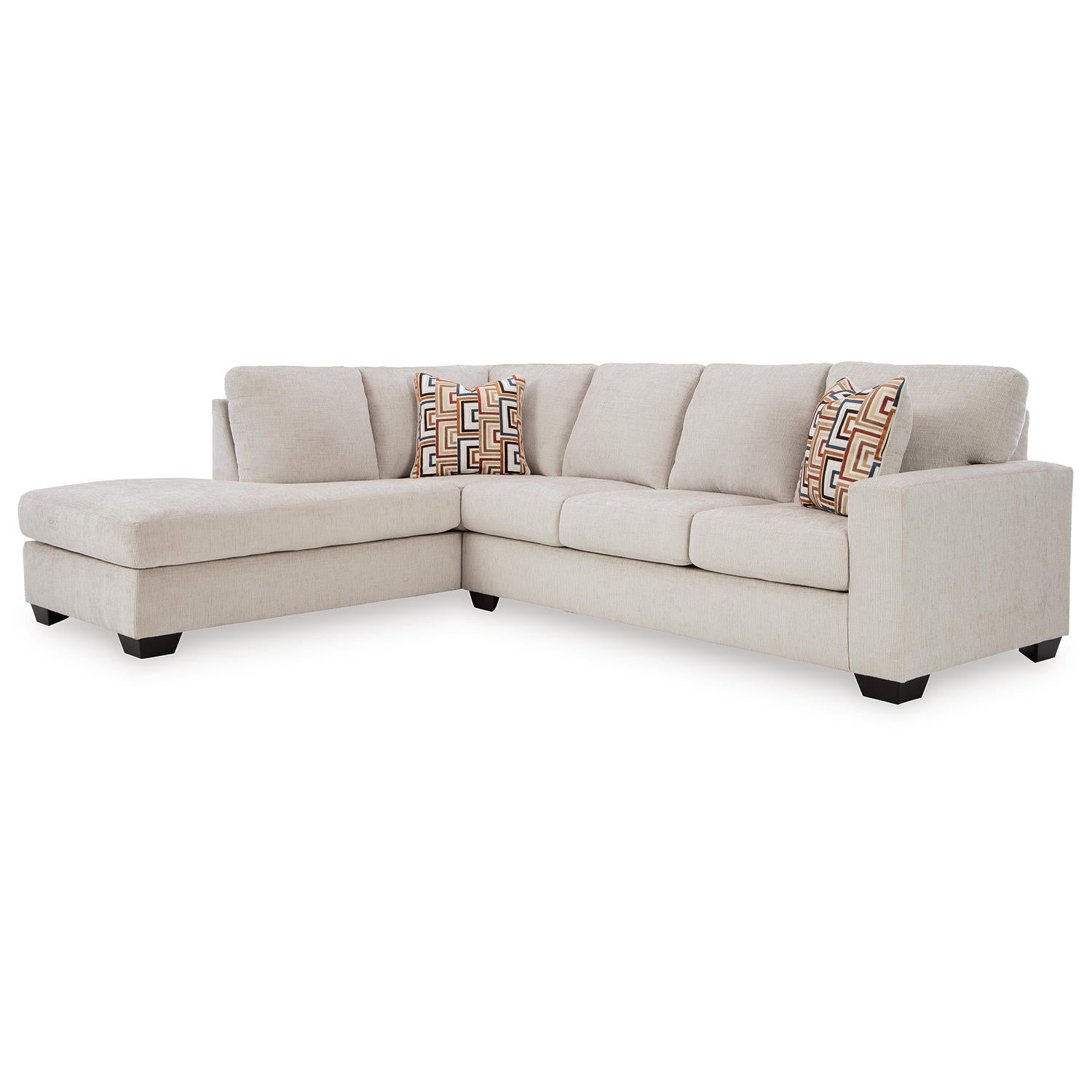 Aviemore 2-Piece Sectional Sofa with Chaise, Linen-Look Upholstery